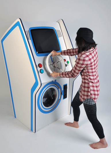 Playing with Coin Slot Game Washer Playing with Coin Slot Game Washer