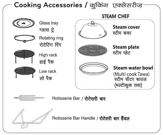 Cooking Accessories with LG Microwave