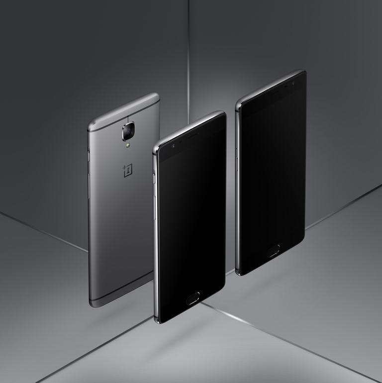 OnePlus 3 Front and Back