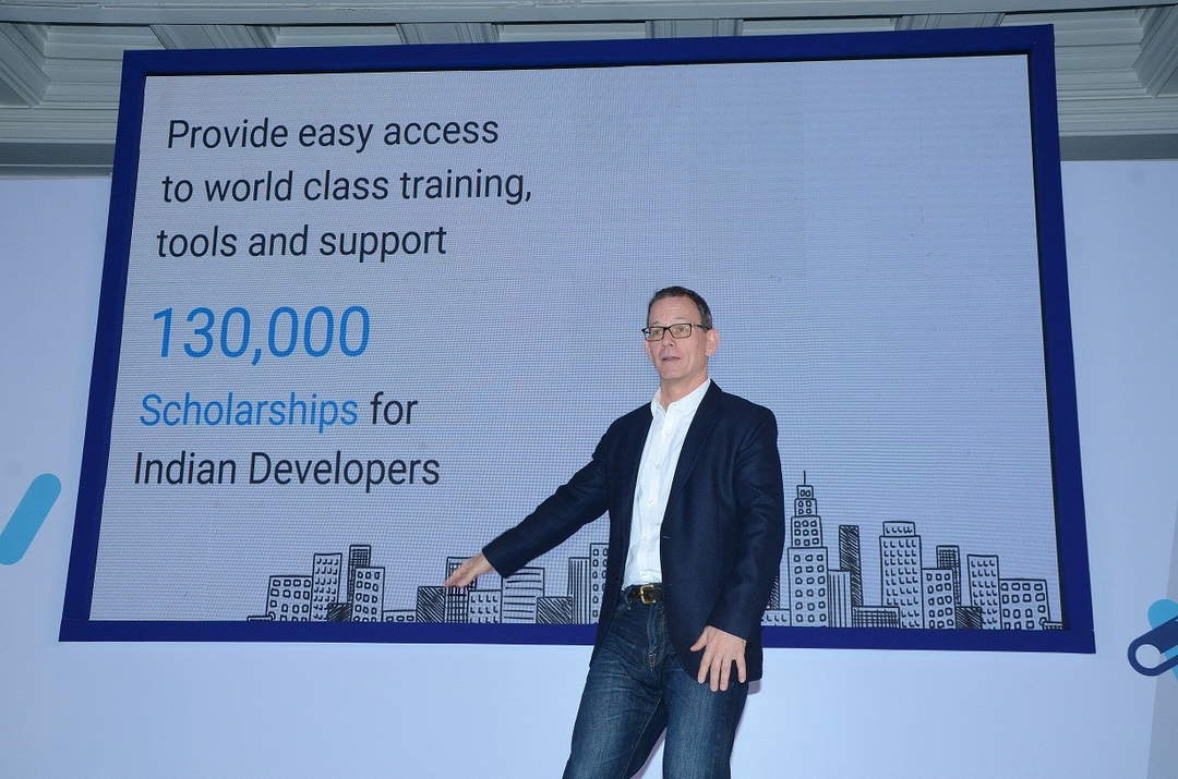 William Florance, Developer Products Group and Skilling Lead for India speaking about Google Skilling initiative in India