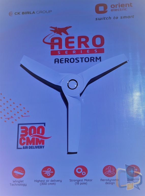 Orient AeroStorm "Very Silent & Powerful" Ceiling Fan Launched for Rs 5990