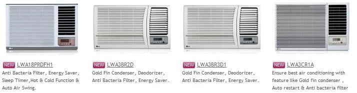 LG Window Air Conditioner Collection 1
