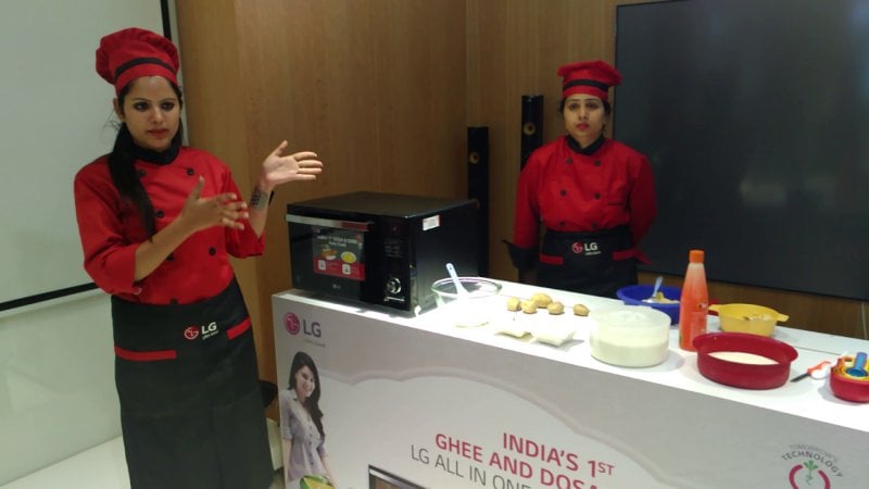 New LG Microwave Oven Which Can Make Ghee, Dosa, Paneer and Curd too