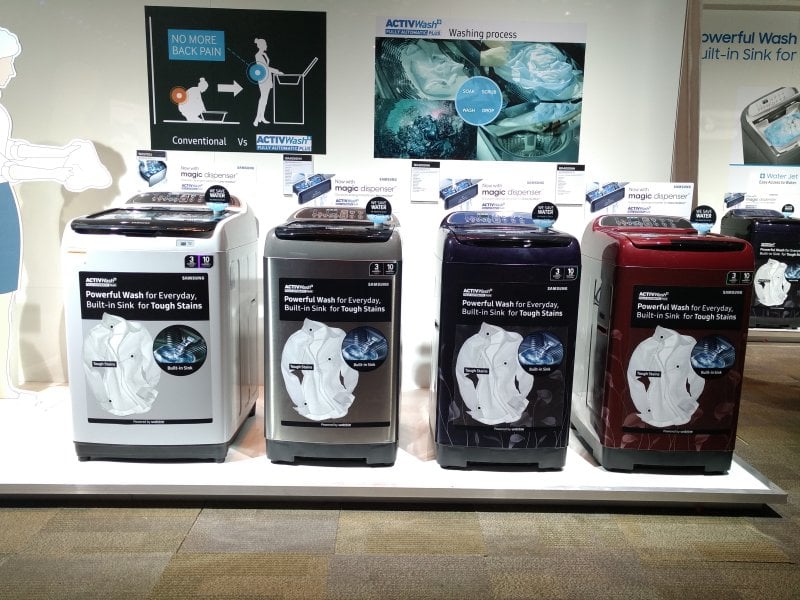 Samsung ActivWash+ Color Variants