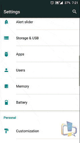 OnePlus3 Dark Mode