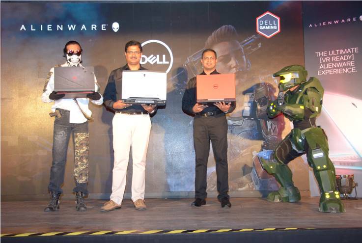 L to R: P. Krishnakumar, Vice President, Consumer & Small Business, Dell, India and Alen Joe Jose, Director - Product Marketing, Consumer & Small Business, Dell, India at the launch of Dell Gaming portfolio in India