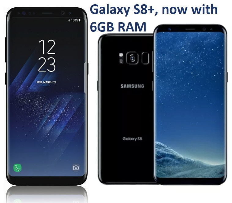 samsung s8 ram specs