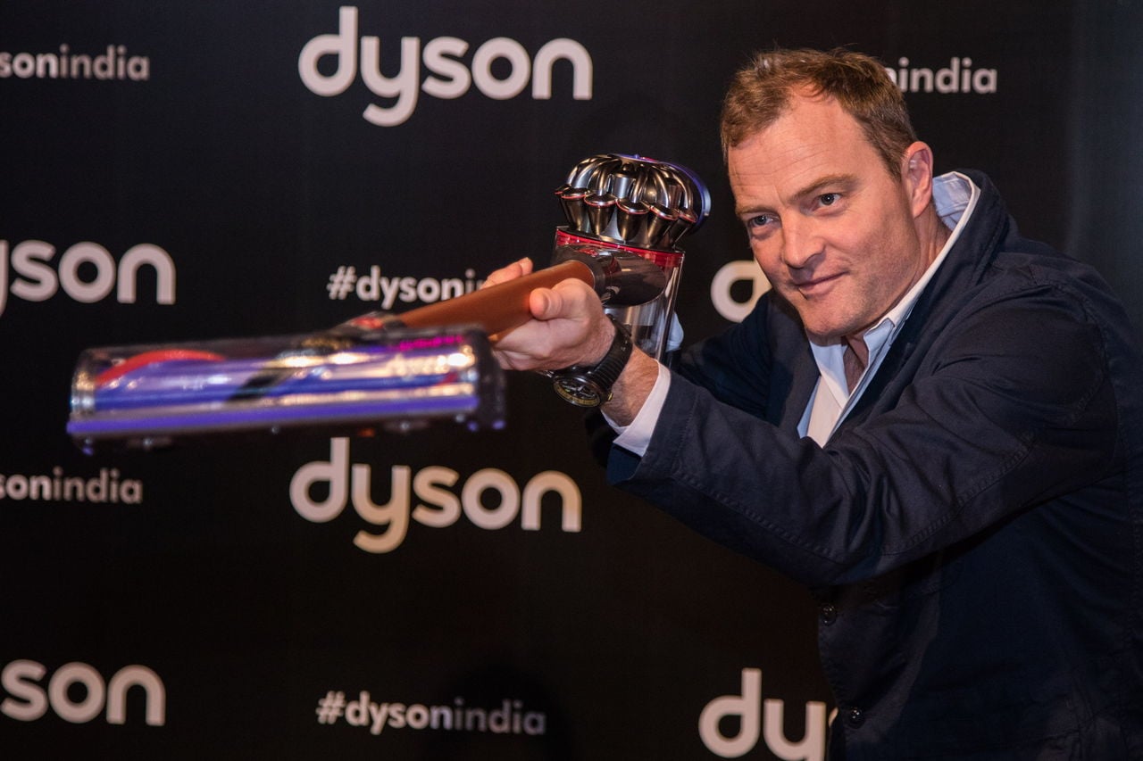 Jake Dyson, Chief Engineer and board member, at Dyson's India launch